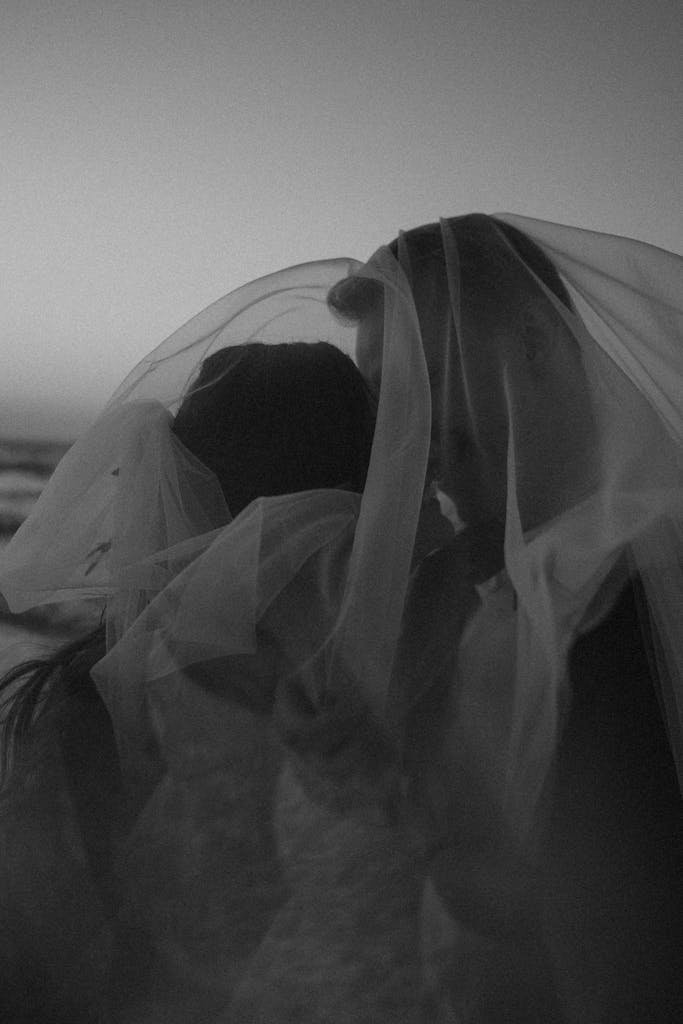 A Couple under a Veil